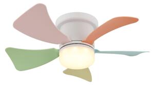 Globo 03609B - LED димируем таванен вентилатор HINES 10W/230V 3000-6500K +ДУ