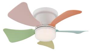 Globo 03609B - LED димируем таванен вентилатор HINES 10W/230V 3000-6500K +ДУ