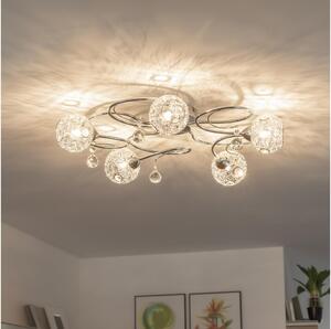 Eglo 32103 - LED полилей VELAGO за директен монтаж 5xG9/33W/230V лъскав хром
