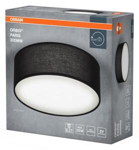 Osram - Плафон ORBIS PARIS 1xE27/25W/230V Ø 30 cm черен