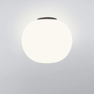 Casablanca – плафон Acai, бял/черен, стъкло, 21 см, E27, Затъмняване, Бял, Дневна/трапезария, Стъкло