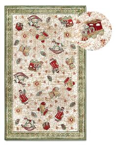 Зелен килим с коледен мотив със смес от памук 50x80 cm Toy's Delight Green Christmas – Villeroy&Boch