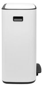Кош за боклук Brabantia Bo Pedal 1003182, 60 л, Леко затваряне, Противоплъзгаща основа, Бял