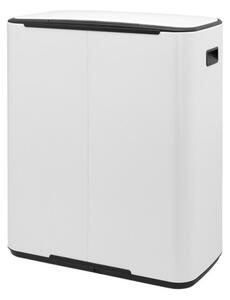 Кош за боклук Brabantia Bo Pedal 1003182, 60 л, Леко затваряне, Противоплъзгаща основа, Бял
