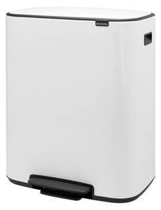 Кош за боклук Brabantia Bo Pedal 1003182, 60 л, Леко затваряне, Противоплъзгаща основа, Бял