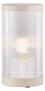 Nordlux - Екстериорна настолна лампа COUPAR 1xE27/25W/230V IP54 бежов