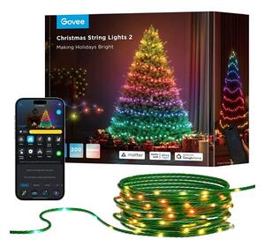 Govee - LED RGBICW Екстериорен коледни лампички 2700-6500K 20m Wi-Fi Matter IP66