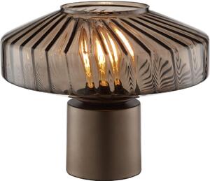 Brilliant - настолна лампа LYN 1xE27/20W/230V кафява/опушено-кафява