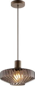 Brilliant - Висяща лампа на кабел LYN 1xE27/20W/230V Ø 28 см кафяв/димно кафяв