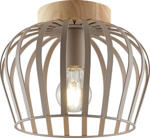 Brilliant - Плафон NORDIC CAGE 1xE27/20W/230V Ø 25 см бежов