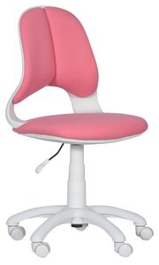Детски стол Carmen 6017-2, До 70 кг, Колелца, Газов амортисьор, Розов