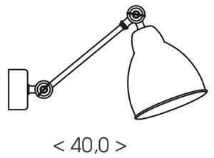Brilagi - Настенна лампа QUILL 1xE27/40W/230V 40 см бежова