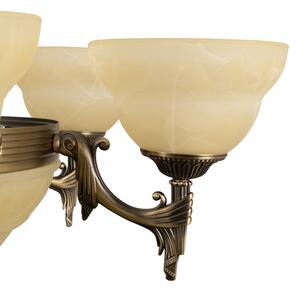 BRILAGI - Полилей на верига DAHLIA, 9xE27/40W/230V, Ø 74 cm, месинг