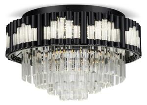 BRILAGI - LED димируемо таванно осветително тяло CROWN LED/41W/230V Ø 48 см черно + дистанционно управление