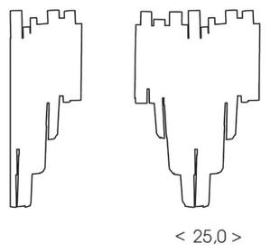 BRILAGI - Настенно осветително тяло VERVE 2xE14/40W/230V черно