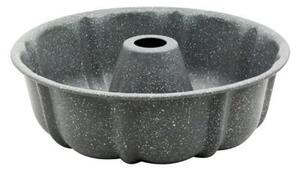 Форма за кекс Voltz V51223GA, 25.5x8.5 см, Мраморно покритие, Въглеродна стомана, Сив