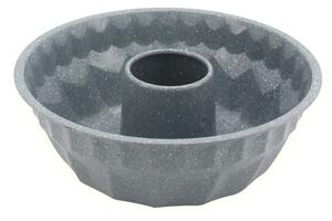 Форма за кекс Voltz V51223GE, 26.5x9.5 см, Мраморно покритие, Въглеродна стомана, Сив