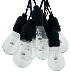 LED външен декоративен гирлянд 10xLED/0,15W/230V 3,8 m IP44 черен