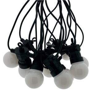 LED външна декоративна гирлянда 10xLED/0,36W/230V 4,5 m IP44 черна