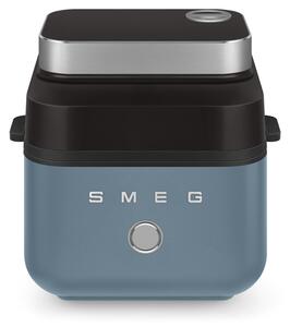 Фритюрник с горещ въздух Smeg Collezione AFC01SBMAU, 1450W, 7.3 л, 40-200°C, 7 програми, Двоен режим, Сензорно управление, Таймер, LED, Син