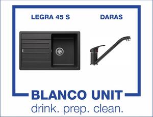 Bundle Blanco Legra 45 S+Blanco Daras Цвят Антрацит Промо пакет мивка със смесител