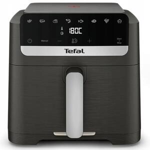Фритюрник с горещ въздух Tefal EY866HE1, 7.5 л. вместимост, 9 програми, сензорен екран, 2020W