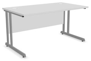 Заседателна маса Narbutas Optima C, 1400 x 800 x 720 mm, ПДЧ, меламин, два отвора за кабели, бяла