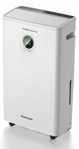 Обезвлажнител Rohnson R-91216, 200W, 5.5 l резервоар, подходящ за помещения с площ до 100 м², ниско ниво на шум, функция за заключване за деца, бял