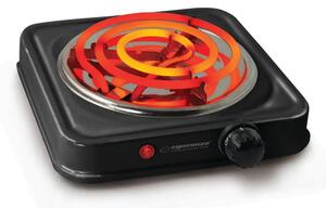 Електрически котлон Esperanza EKH012K, 1000W, Открит нагревател, 5 нива, Черен