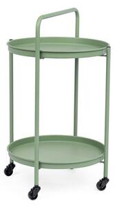 Стоманена маса за сервиране на колелца ø 44,5 cm Austin – Yes Everyday