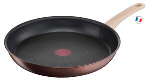 Тиган Tefal Eco-Respect G2540602, 28 см, Титаниево незалепващо покритие, Thermo-Fusion, Thermo-Signal, Индукция, Бронз/кафяв