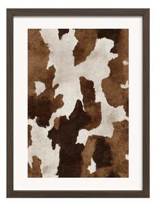 Печатна картина с включена рамка 30x40 cm Cowhide – Styler