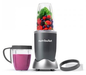 Блендер Nutribullet NB606DG, 600W, 20000 об/мин, 700мл/500мл, 6 остриета, Разбиване на лед, Сив