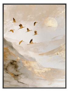 Печатна картина с включена рамка 60x80 cm Golden Peaks II – Styler