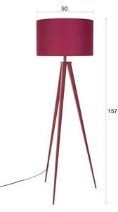 Бордо подова лампа с текстилен абажур (височина 157 cm) Tripod – Zuiver