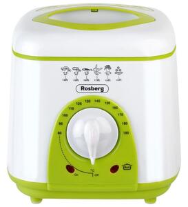 Фритюрник Rosberg R51980B, 1 л. вместимост, 950W, бял