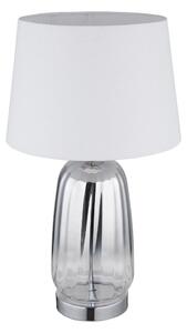 Globo 24142W - Настолна лампа CLASSY 1xE27/40W/230V бяла/сребриста