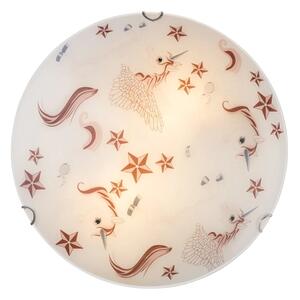 Globo 40609-2 - Плафон NATALIE 2xE27ILLUS/60W/230V диаметър 40 см
