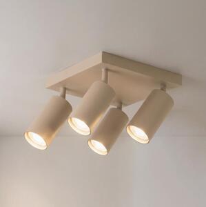 Brilagi - Точково осветително тяло SELE SQUARE 4xGU10/30W/230V бежово
