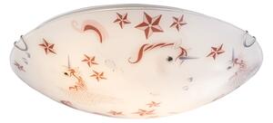 Globo 40609-2 - Плафон NATALIE 2xE27ILLUS/60W/230V диаметър 40 см