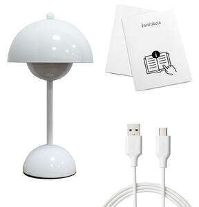 LED презареждаема настолна сензорна лампа COSTA LED/3W/5V 2400 mAh 3000-6000K бяла