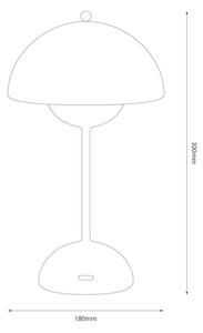 LED презареждаема настолна сензорна лампа COSTA LED/3W/5V 2400 mAh 3000-6000K бяла