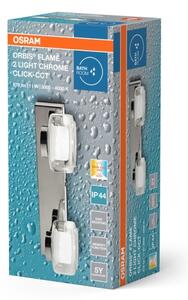 Osram-LED Стенно осветително тяло за баня ORBIS FLAME 2xLED/5,5W/230V IP44 хром