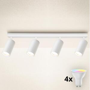 Brilagi - LED RGBW димируемо точково осветително тяло SELE MODERN 4xGU10/4,8W/230V бяло