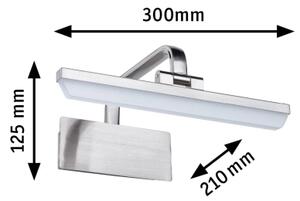 Paulmann 95571 - LED/6W Осветително тяло за картина RENAN 230V 30 см матов хром