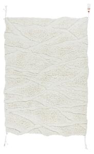 Бял ръчно изработен вълнен килим подходящ за пране 170x240 cm Enkang Ivory – Lorena Canals