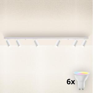 Brilagi - LED RGBW димируемо точково осветително тяло SELE DIAMANT 6xGU10/6,5W/230V Wi-Fi бяло