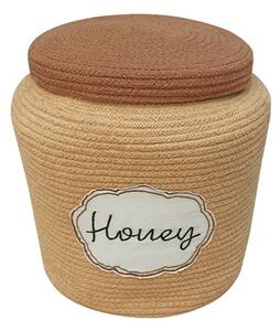 Светлокафява текстилна детска кошница за играчки ø 28x27 cm Honey Pot – Lorena Canals