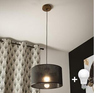 Brilagi - LED Полилей ANTHONY 1xE27/60W/230V дъб орех/черен