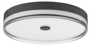 Матово черно стоманено LED затъмняващо се осветително тяло за таван Helios – Nova Luce